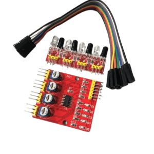 4 Way IR 4 Channel Infrared Detector Transmission Line Sensor for robotics line tracking