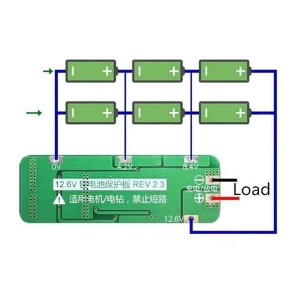 BMS 20A 3S -12.6V Lithium Li-Ion Battery - Image 2