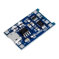 TP4056 charging module (with over voltage and under voltage protection)
