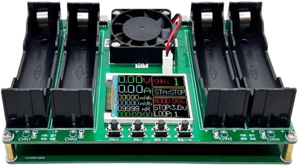 18650 Battery capacity tester type c lcd 4-channel (for diy batteries) - Image 2
