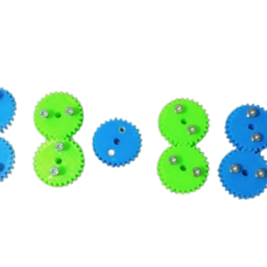 3D printed robotic arm gripper gears with metallic threads(sold as a pair)