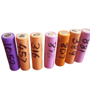 Recycled 18650 lithium ion batteries for diy battery (choose the capacity).