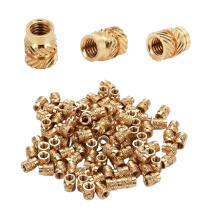 10pcs Threaded Insert Heat 3D Printing Brass  Knurled Twill Thread (choose sizes)